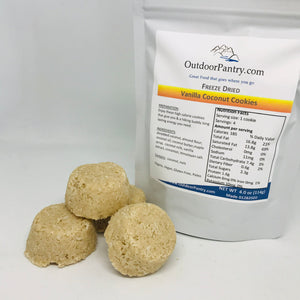 Freeze Dried Vanilla Coconut Cookie - OutdoorPantry.com