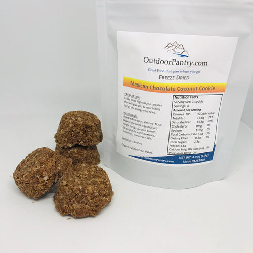 Freeze Dried Mexican Chocolate Coconut Cookie - OutdoorPantry.com