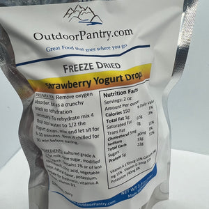 Freeze Dried Strawberry Yogurt Drops - OutdoorPantry, Inc